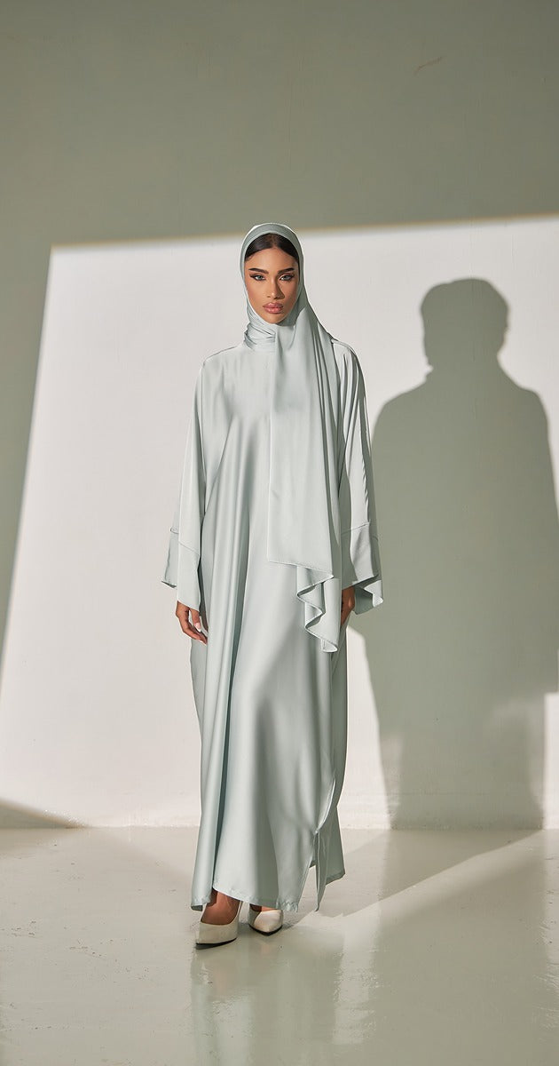 Sophia Abaya in Aquamarine