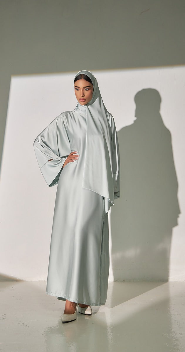 Sophia Abaya in Aquamarine