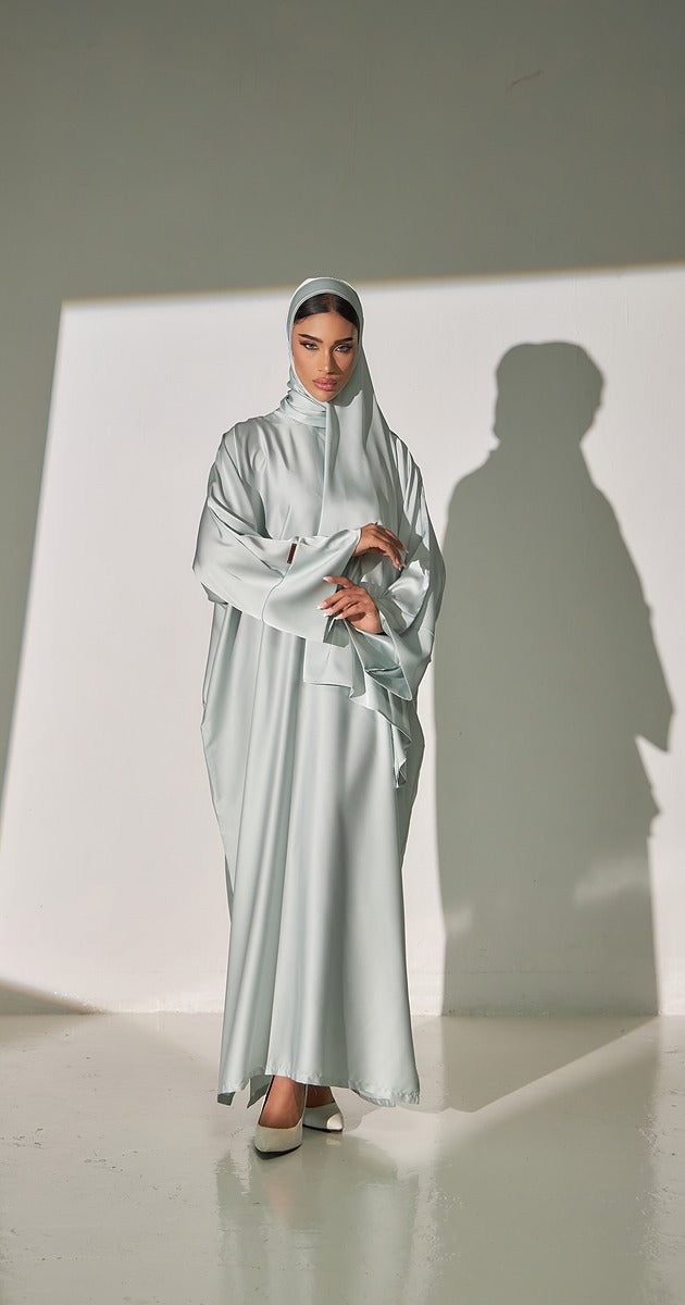 Sophia Abaya in Aquamarine