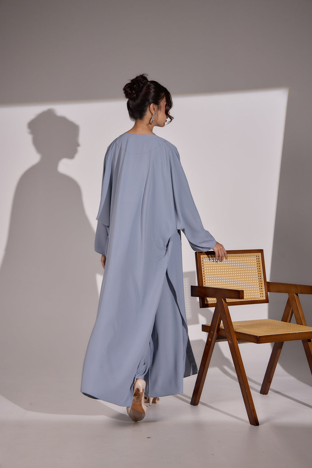 Aria Co-Ord Set in Misty Blue