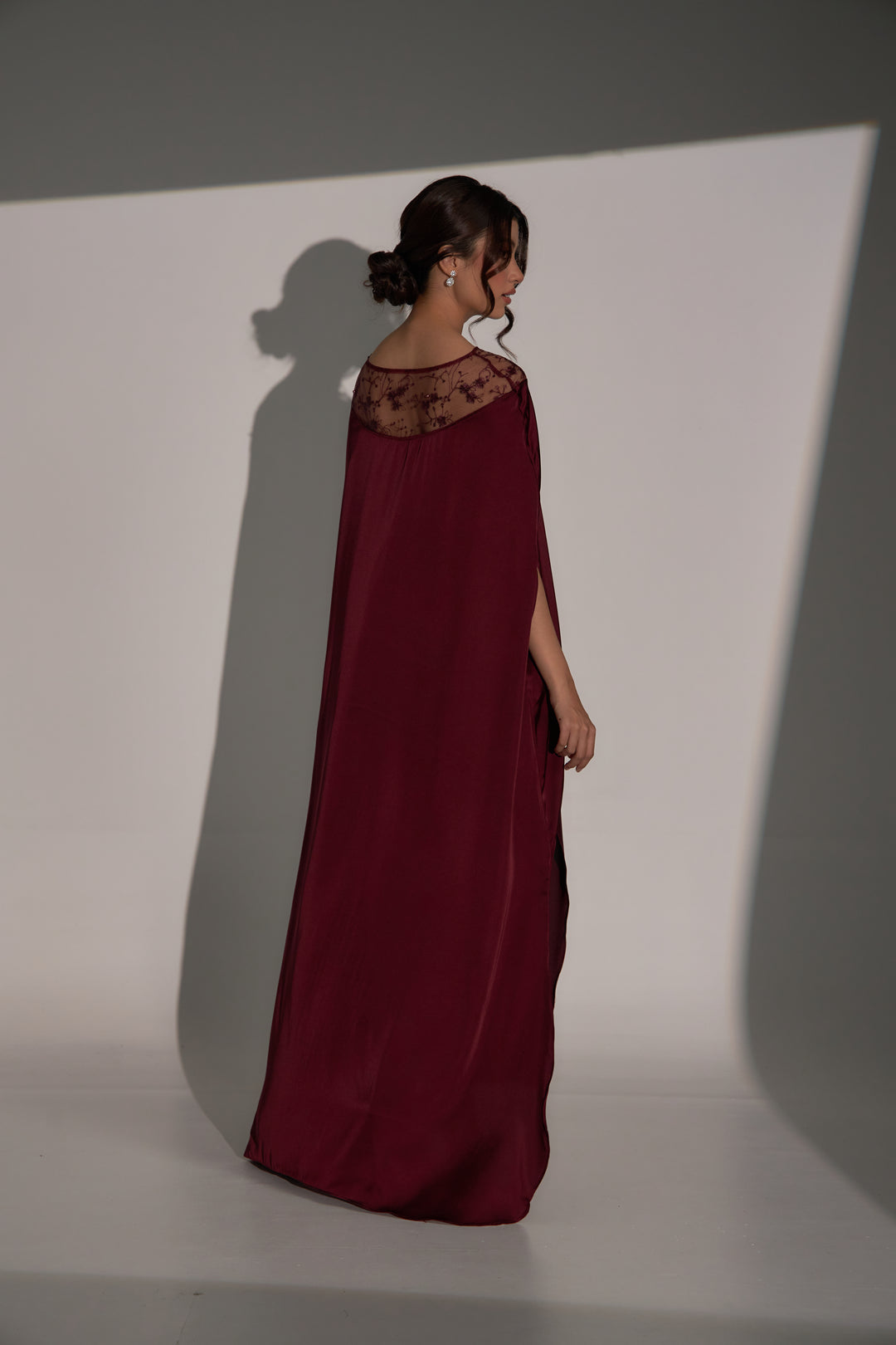 Celine in Ruby Maroon
