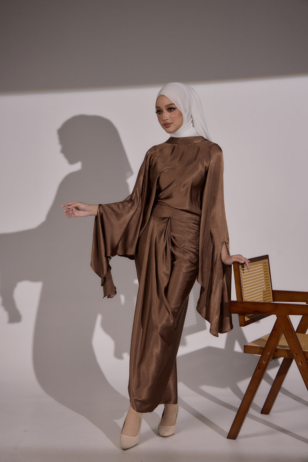 Emily Two-Way Set in Espresso Brown