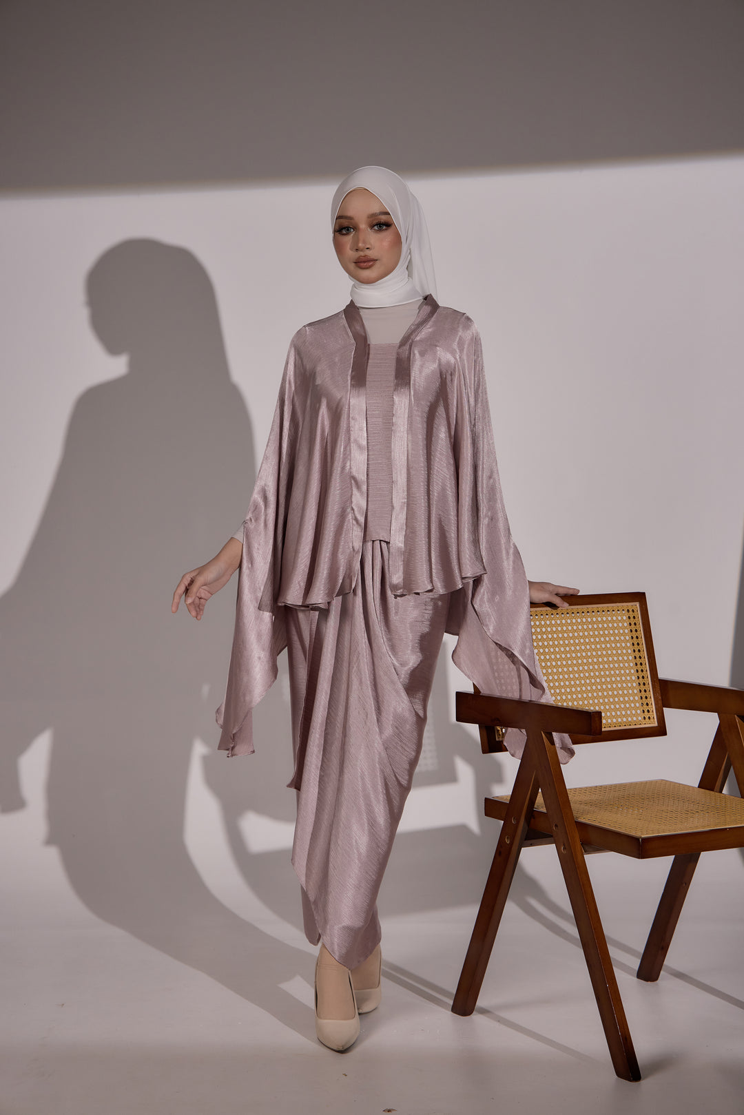Emily Two-Way Set in Moonstone Pink