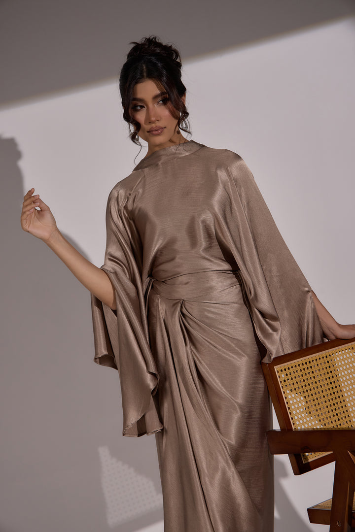 Emily Two-Way Set in Taupe