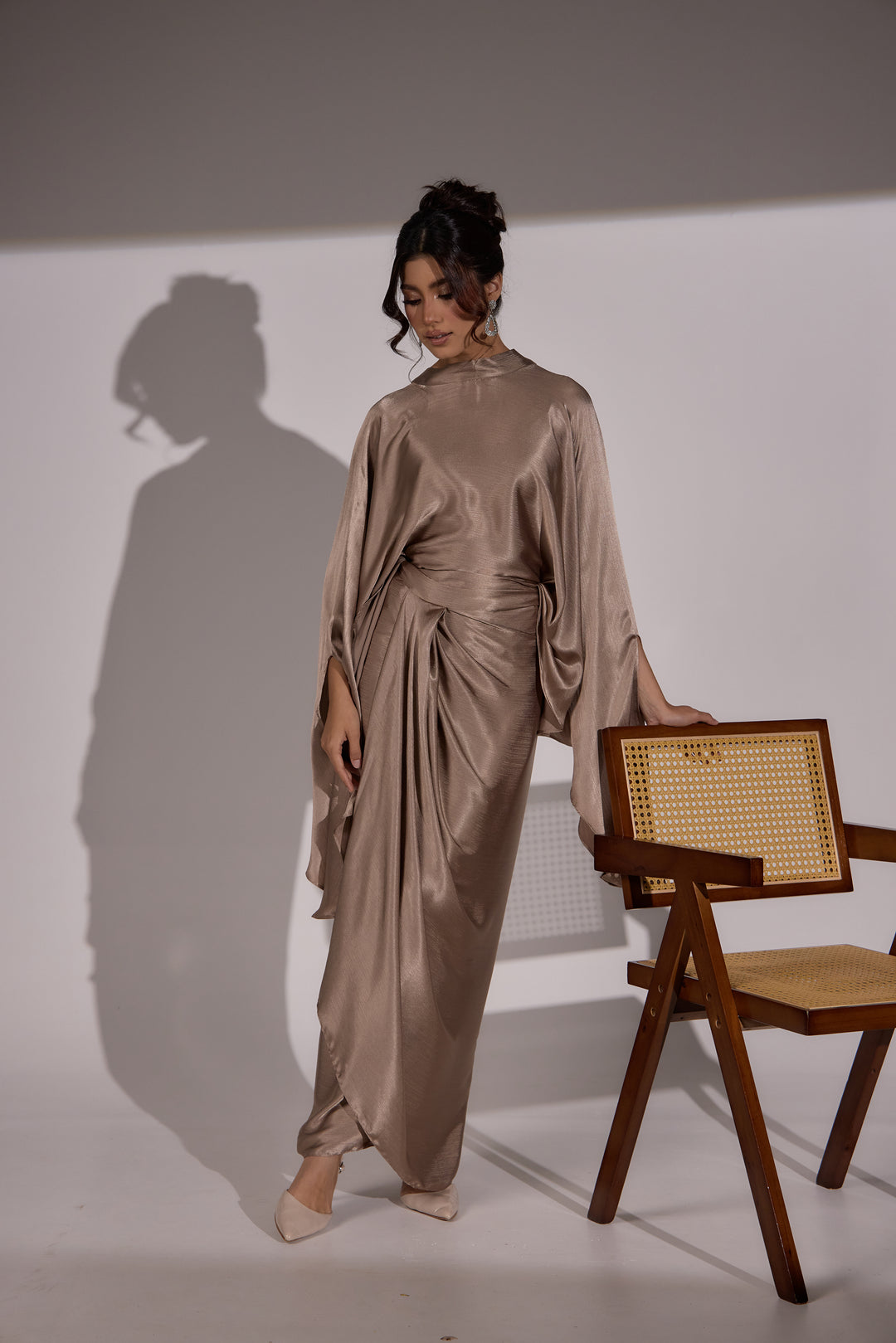 Emily Two-Way Set in Taupe