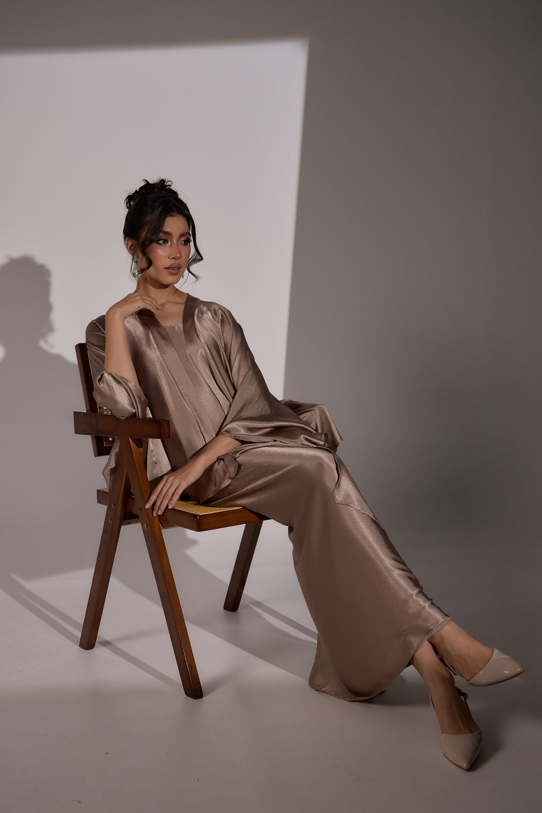 Emily Two-Way Set in Taupe