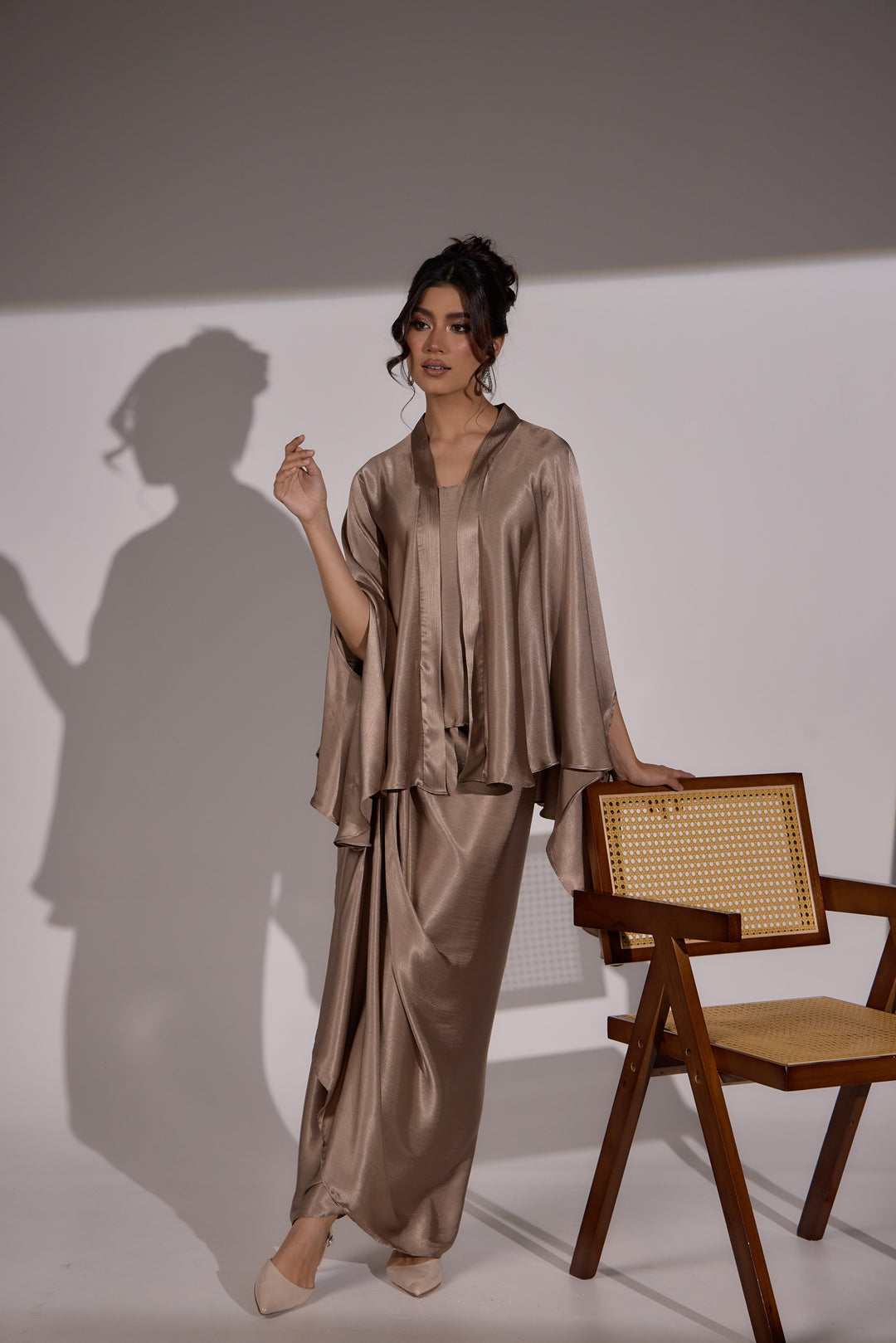 Emily Two-Way Set in Taupe