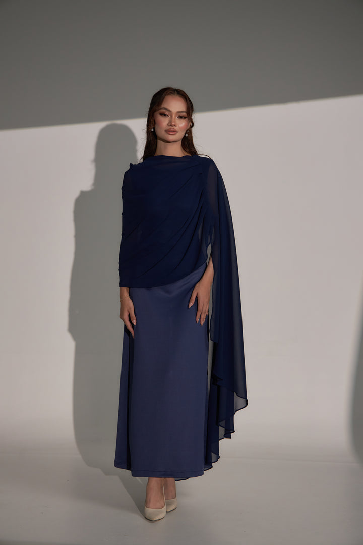 Kylie Dress in Midnight Blue