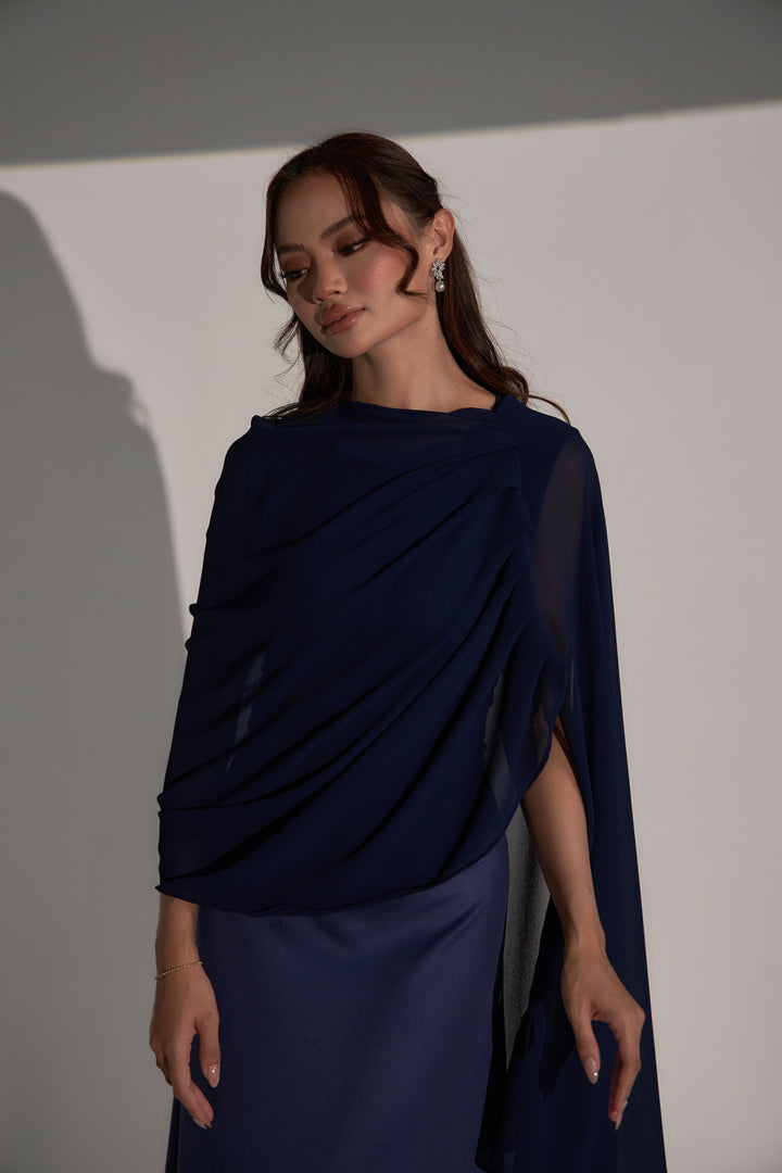 Kylie Dress in Midnight Blue