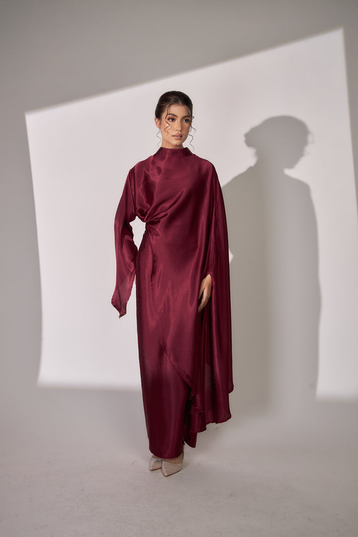 Yara Set Series in Maroon