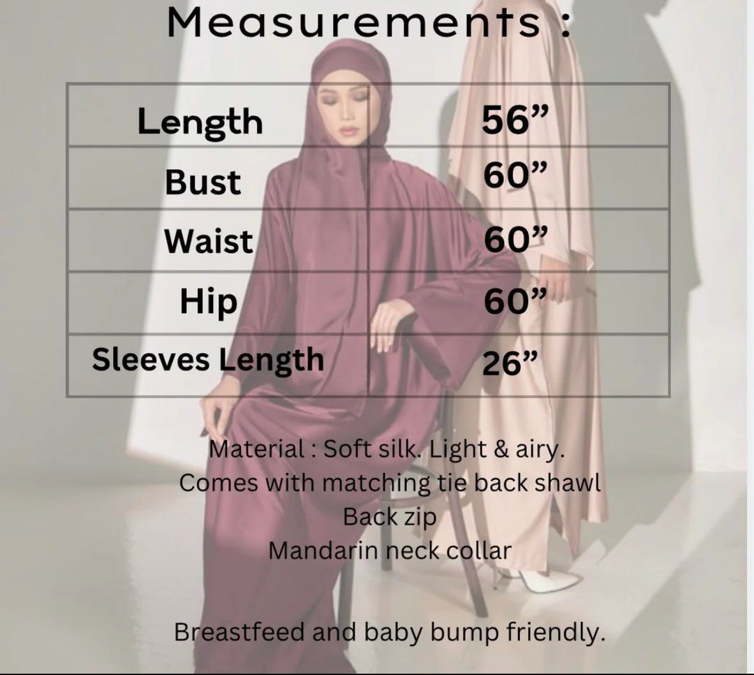 Sophia Abaya in Aquamarine
